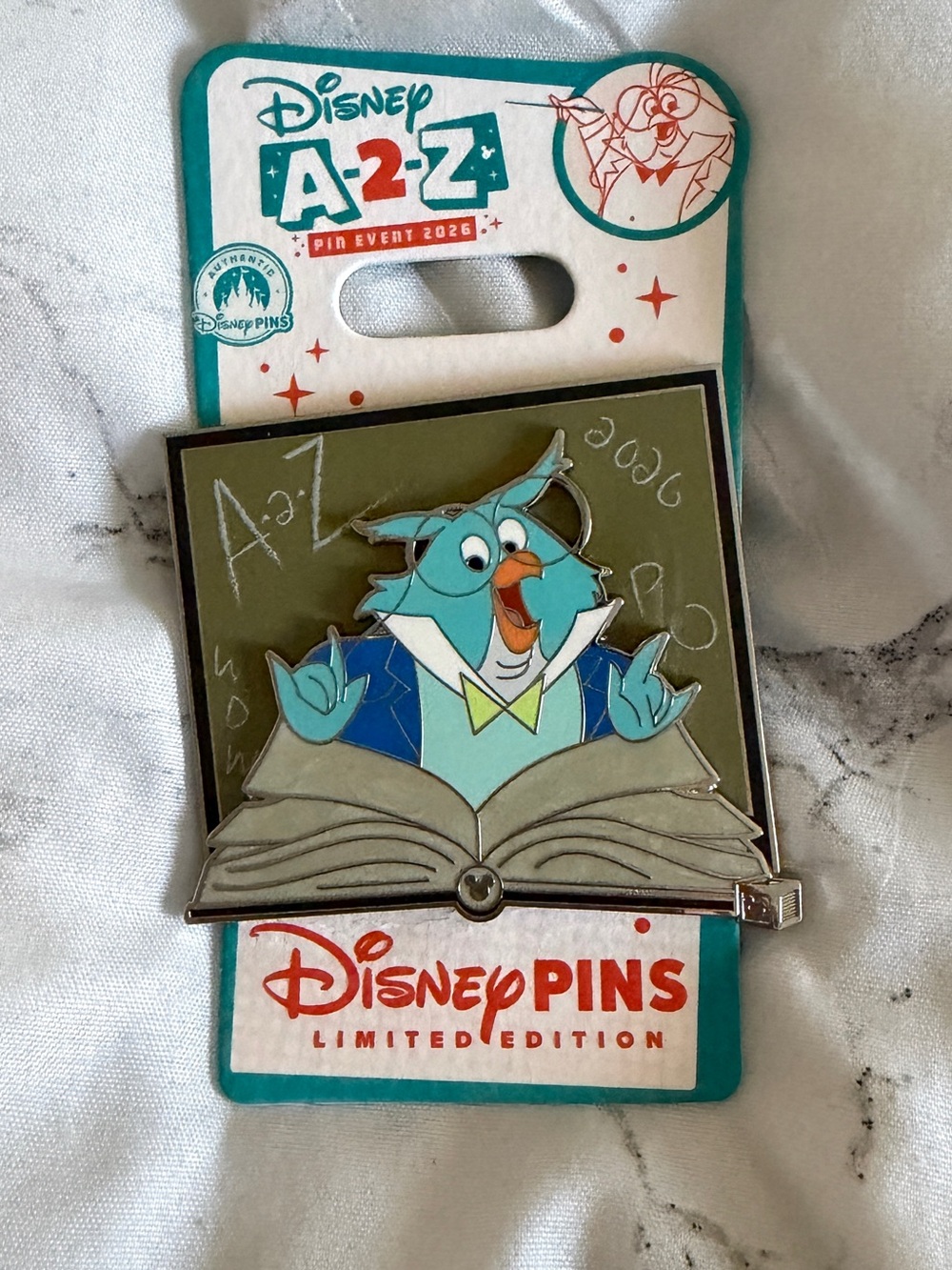 Disney | NWT Professor Owl A2Z Pin